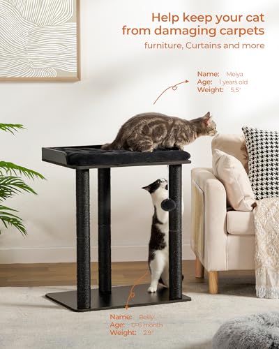 3-Tier Cat Tree Tower Condo with Sisal Scratching Posts D93804