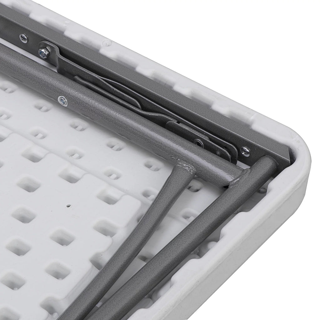 Portable Folding Camping Table White Plastic N5256
