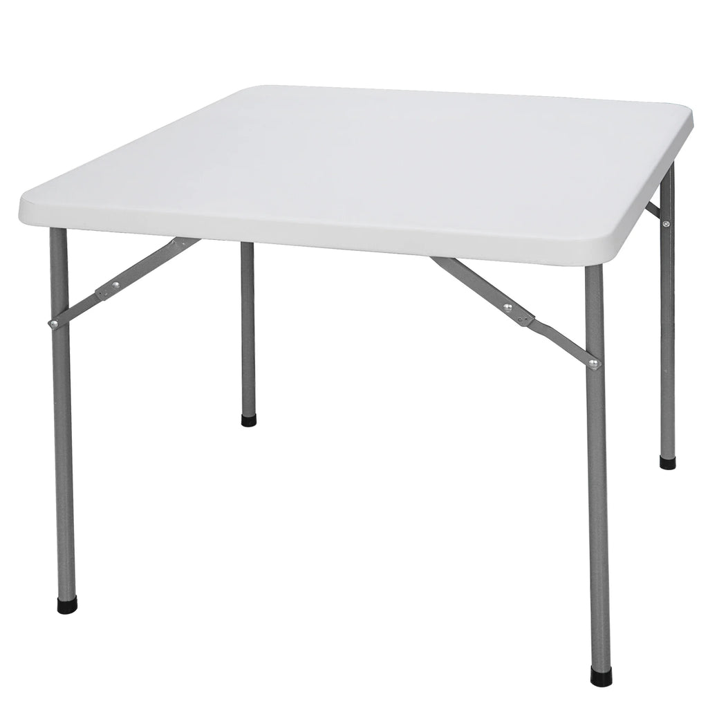 Portable Folding Camping Table White Plastic N5256