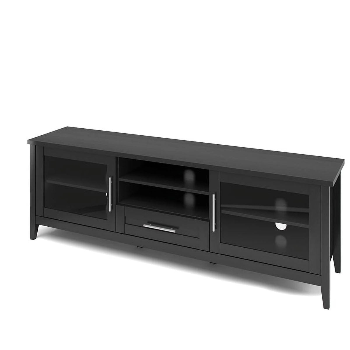 Black Wood TV Stand R1703