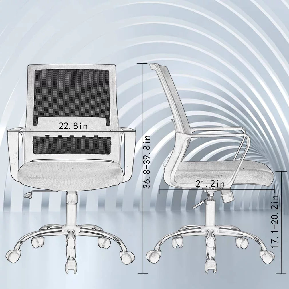 Black Ergonomic Mesh Office Chair E56069