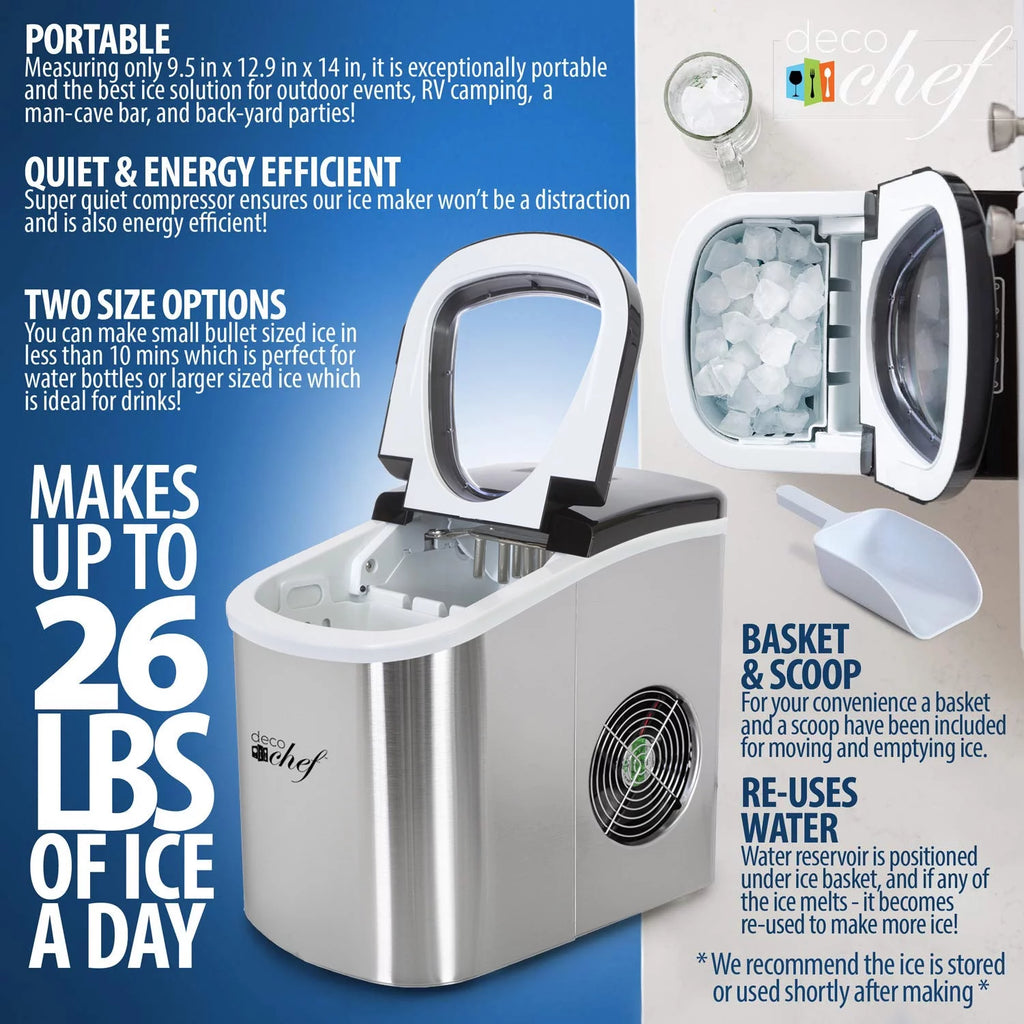 Stainless Steel Electric Top Load Ice Maker C4430