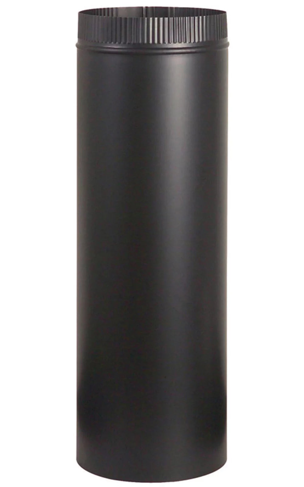 4 in. x 24 in. Black Steel Stove Pipe C14747