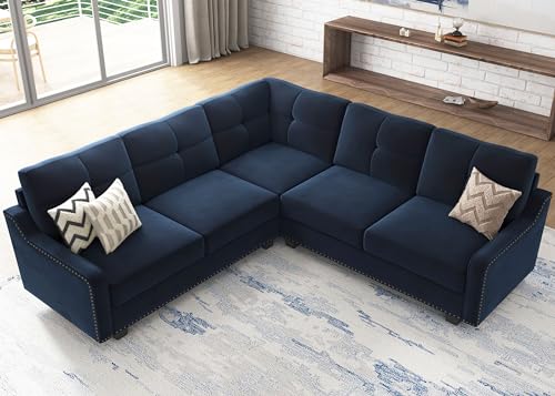 Dark Grey Convertible Sectional Sofa I3179