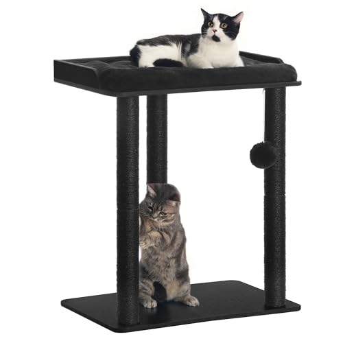 3-Tier Cat Tree Tower Condo with Sisal Scratching Posts D93804