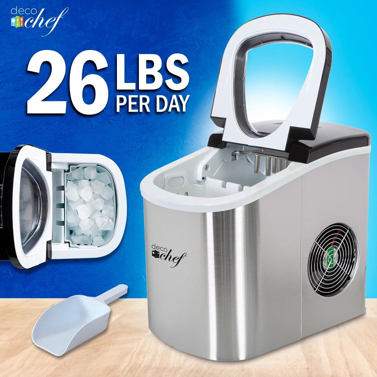 Stainless Steel Electric Top Load Ice Maker C4430