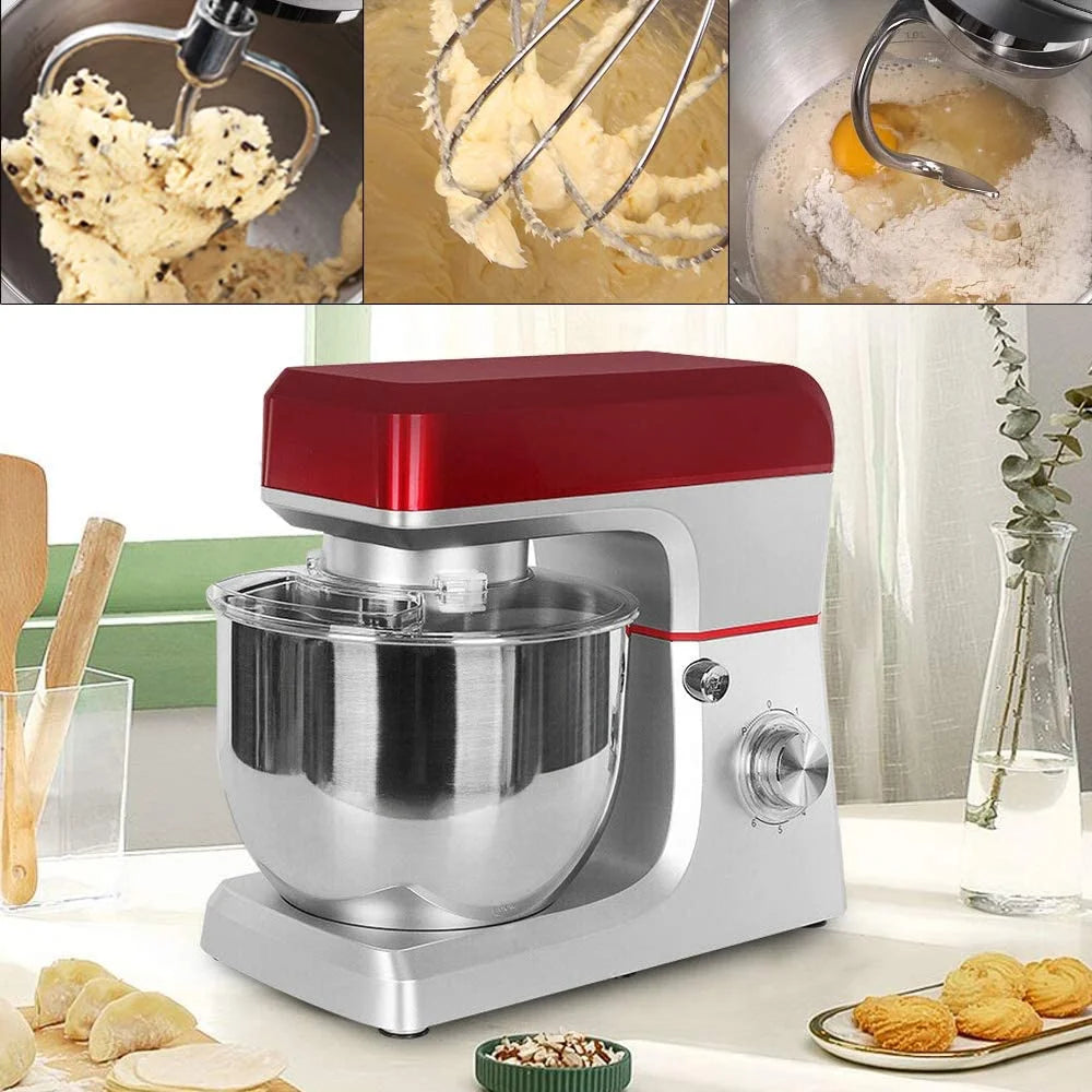 7L 6-Speed Electric Stand Mixer Silver J630