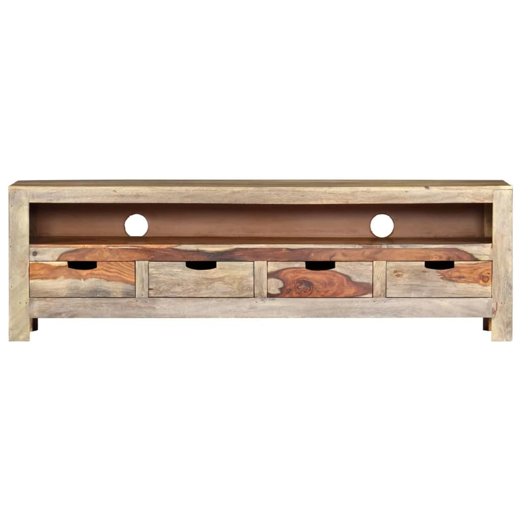 Sheesham Wood TV Cabinet with 4 Drawers E938634