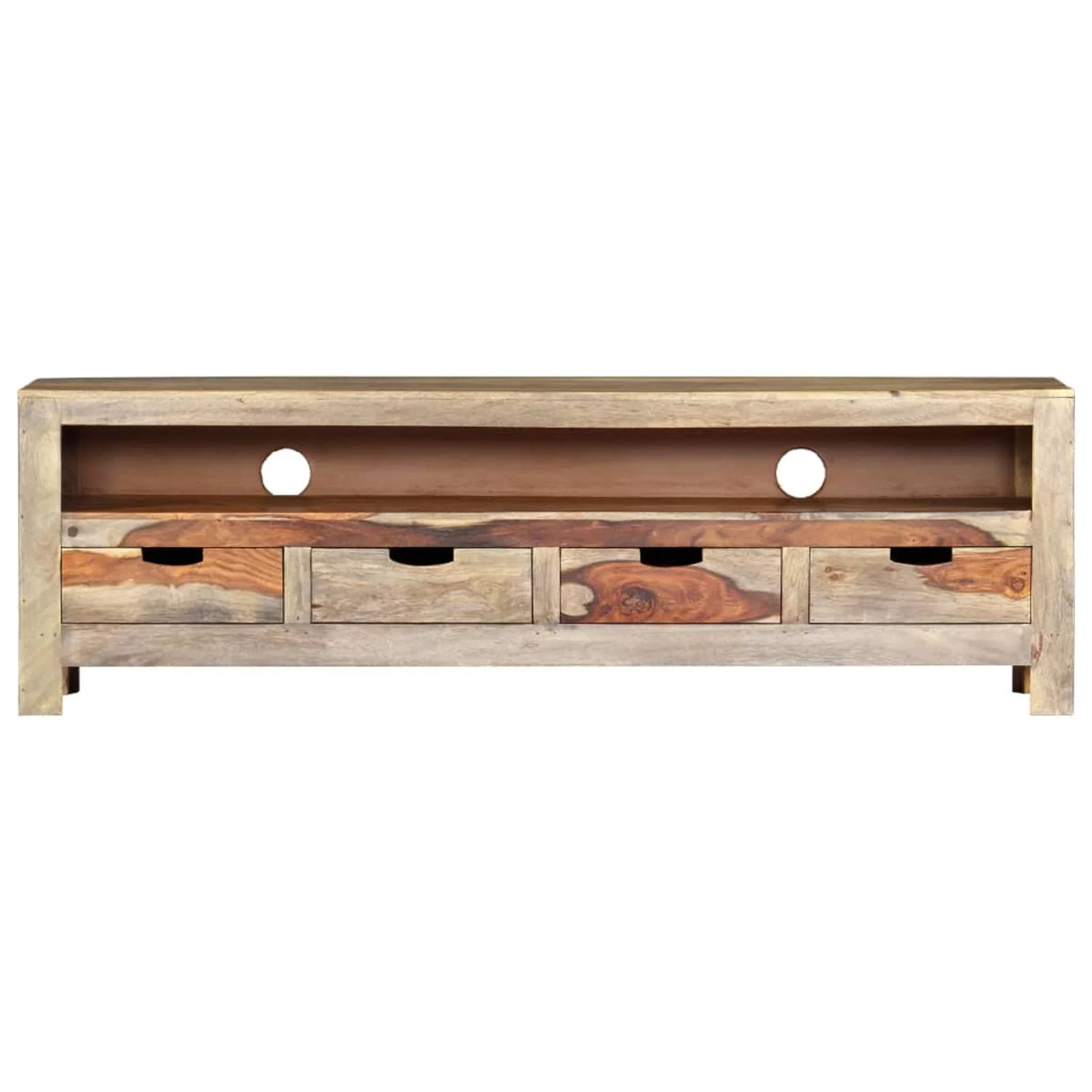 Sheesham Wood TV Cabinet with 4 Drawers E938634
