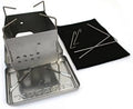Stainless Steel Folding Wood Burning Stove V593624