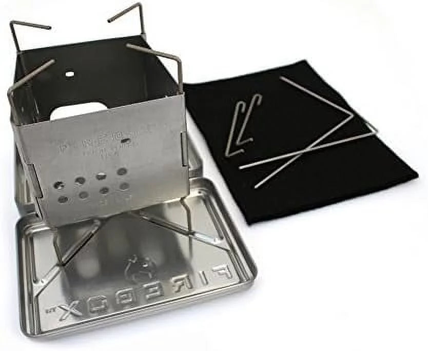 Stainless Steel Folding Wood Burning Stove V593624