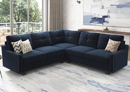 Dark Grey Convertible Sectional Sofa I3179