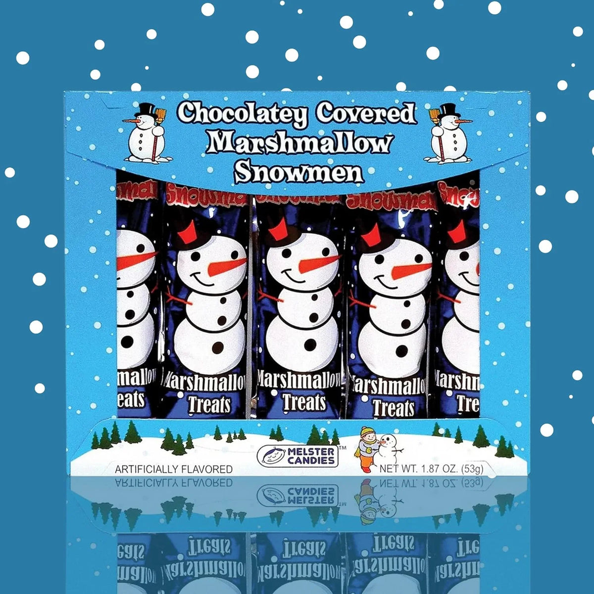 Chocolate Covered Marshmallow Snowmen 2 Pack 1.87 Ounces X57264