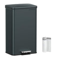 10.5 Gallon Stainless Steel Step Trash Can with Lid K2434