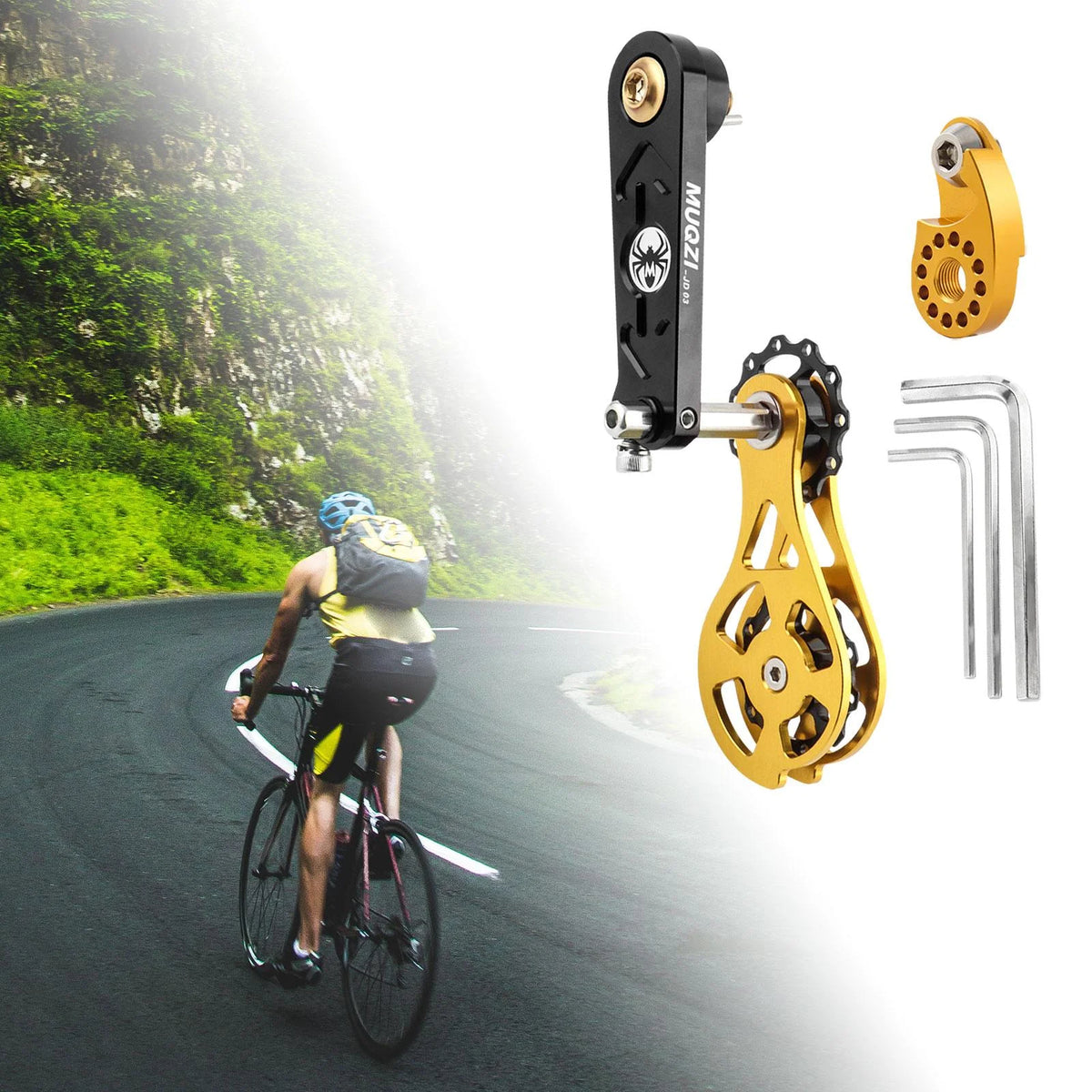Bike Chain Tensioner Single Speed Adapter T585